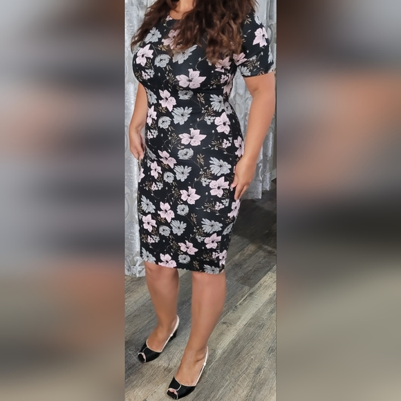 Premise Dresses Women's Midi Dress, High Quality Rayon, Black, M Size, - Picture 13 of 13